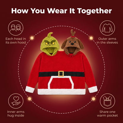 Grumpy Hoodie For Two