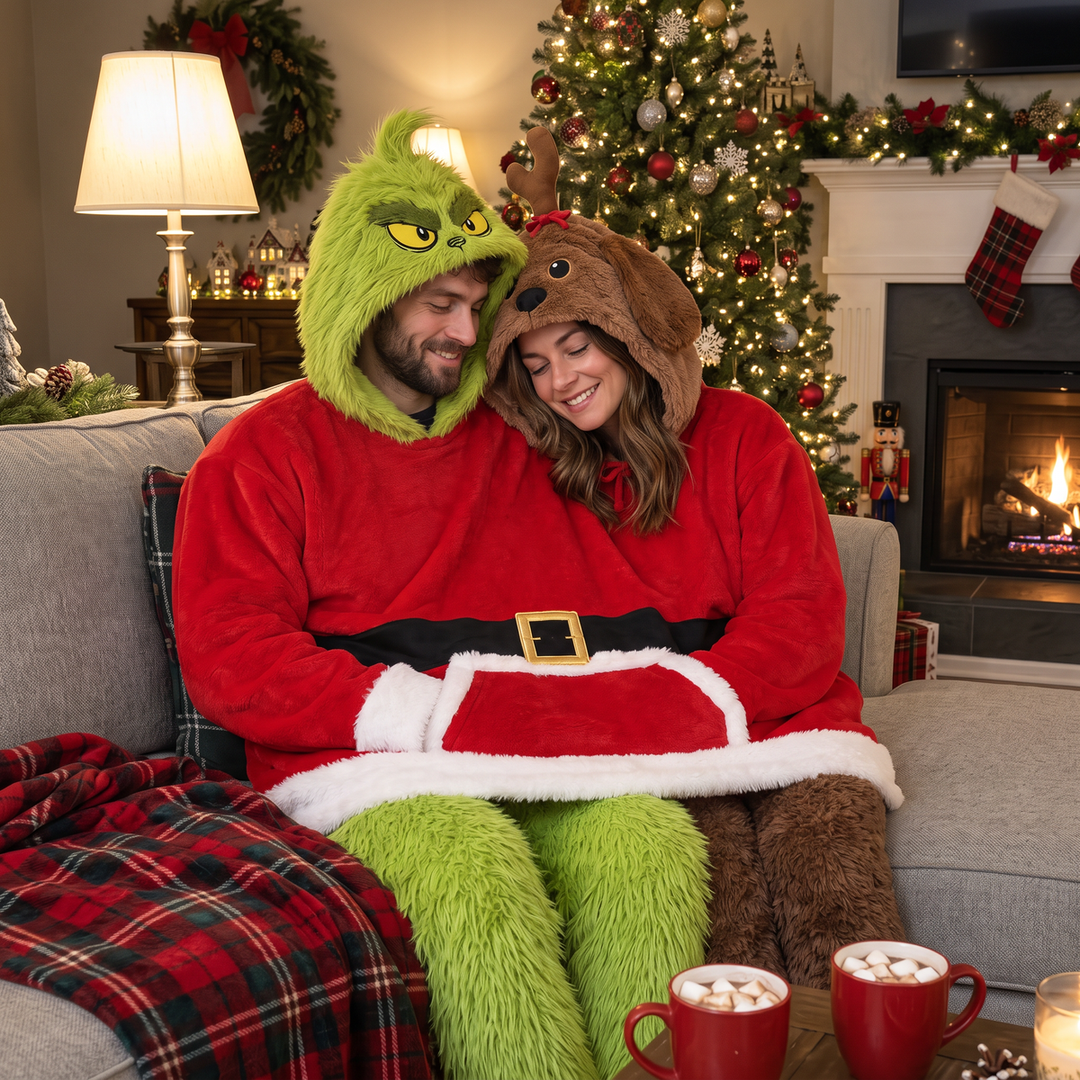 Grumpy Hoodie For Two