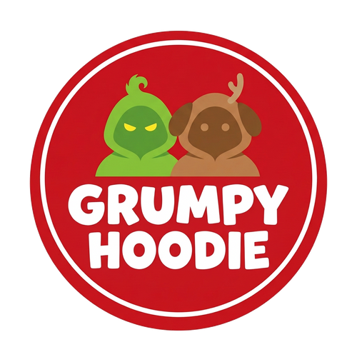 logo grumpy hoodie